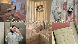 4AM Summer morning routine of a muslimah🌱
