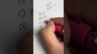 Exponent Simplification #fraction #fractiontricks #exponenttricks #maths #mathematics #division2