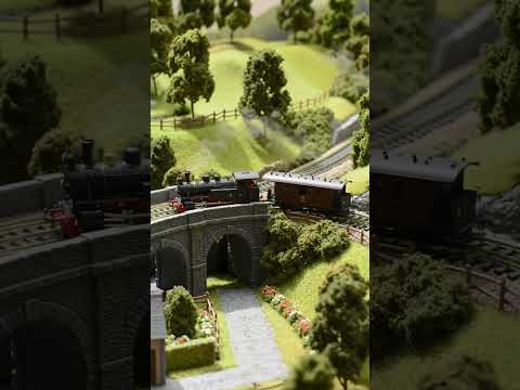 Mini train #trending #diorama #miniature #fyp