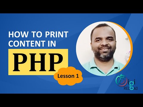 How to print content in PHP | PHP Lesson 1 | PHP Tutorial For Beginners in Hindi