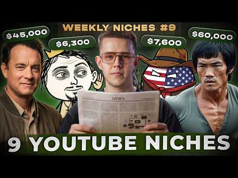 How I Found 9 Faceless YouTube Niches That Make $227,050