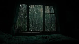 Sleep with Soft Rain Drops & Thunder - Rain on Window | Relaxing Sounds for Sleep, Insomnia, Study