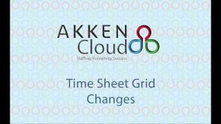 Timesheet Grid Enhancement