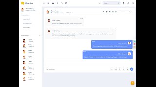 Responsive Admin Dashboard Template Chat Bot