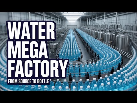 Inside a Billion-Dollar Mineral Water Megafactory: From Source to Bottle