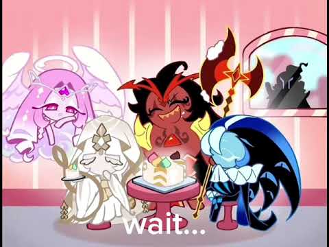 Silent ￼Salt cookie is starving that him eat some cake ￼#cookierunkingdom #crk #leak #cake
