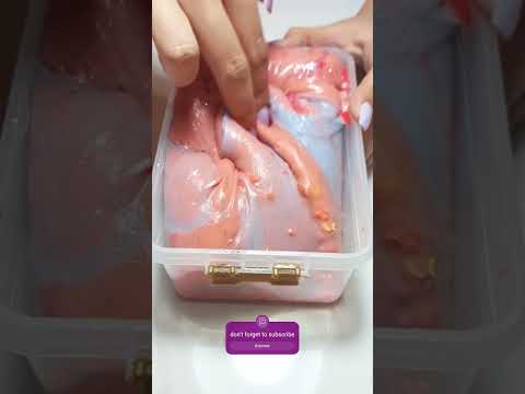 Why  youtubers play with slime?🩷💜 #slimevideos #oddlysatisfying #slimeasmr #shorts ##satisfying