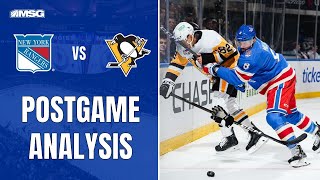 Rangers Fall To Penguins In Home Opener 3-0 | New York Rangers