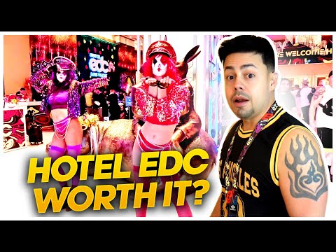Is Hotel EDC Las Vegas REALLY Worth It? My Honest Review of This Unique Hotel Experience! 🤯