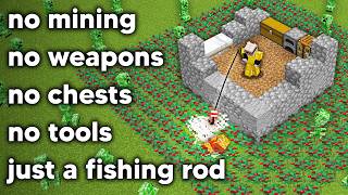 How I Beat Minecraft with the Worst Tool in the Game