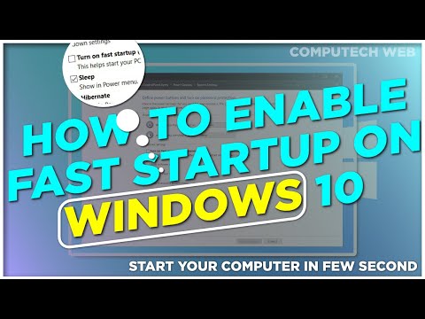 How to Enable Fast Startup on Windows 10 || 2021 || COMPUTECH WEB.