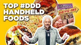 Top #DDD Handheld Foods with Guy Fieri Pt. 2 | Diners, Drive-Ins and Dives | Food Network
