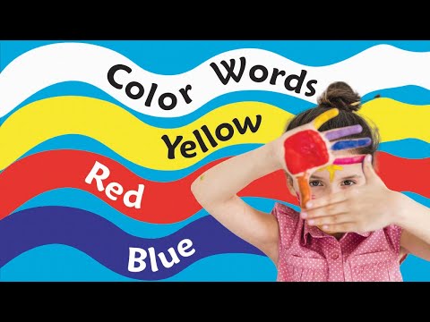 Color Sight Words Yellow Red Blue