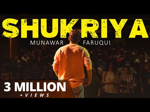 Shukriya | Munawar Faruqui India Tour | Standup Comedy | 2021