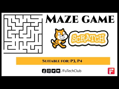 Maze Game in Scratch. #scratch #scratchjr #scratchcoding