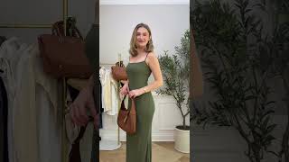 Loving this dress in green 💚 #viraldress #viraldresses #shapewear #tiktokdress #greendress #dresses
