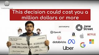 This decision could cost you a million dollars or more | Big Tech Interview Tips