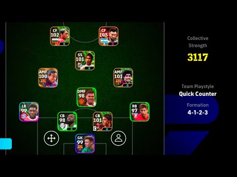 Top 2 Quick Counter Under 2 minute || Best Formations In eFootball 2025 🔥🤩