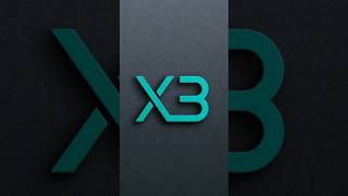 XB Logo Design Process In illustrator #shorts #trending #viral #youtubeshorts #youtubeshorts #trend