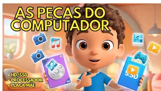 INFORMÁTICA PARA CRIANÇAS | PEÇAS DO COMPUTADOR #kids #education #pedagogia #technology 