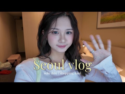 Solo date in Seoul 🇰🇷 | spending my 25th birthday alone, shopping haul