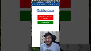 Hacking Demo | Clickjacking #hacking #cybersecurity #bugbounty