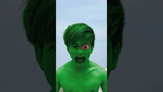 Hulk scary transformation strong but defeated by his girlfriend #funny  @Danifiction20  fanmade