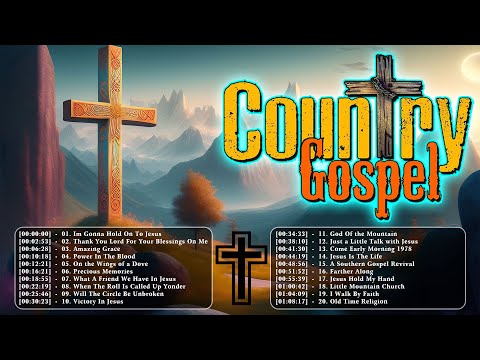 HYMNS & GOSPEL - Relaxing Country Gospel Songs Collection 2023🙏Best country gospel music 2023