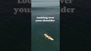 Looking over your shoulder is key to catching more waves! #surfing #learntosurf #surfers #surf