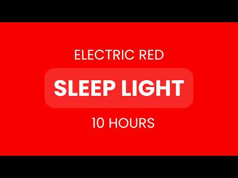 10-Hour Electric Red Screen – Silent Static Screen ❤️✨ 10小時純正紅色無聲靜態畫面