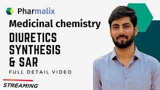 Diuretic Medicinal Chemistry | SAR SYNTHESIS & STRUCTURE OF ACETAZOLAMIDE CHLORTHIAZIDE & FUROSEMIDE