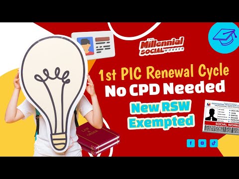 𝑇𝑀𝑆𝑊 𝑉𝑙𝑜𝑔 𝐸3: CPD Units Not Required for New RSWs for 1st Cycle PIC Renewal