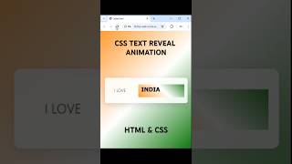 Create This Eye-Catching Text Reveal in 60 Seconds | CSS3 Text Animation Effects