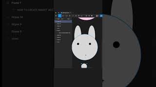 💜 How To Make a Rabbit in Figma. 💛 How To Use Union Selection in Figma. #figmaforbeginners