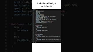 animation codes 💀 #webdevelopers #code #coding #animation