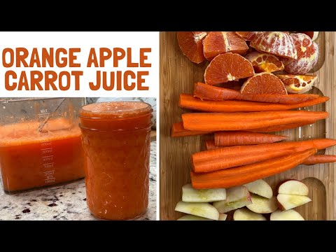 Orange, Carrot & Apple Juice || Fruits juice || Healthy Juicing