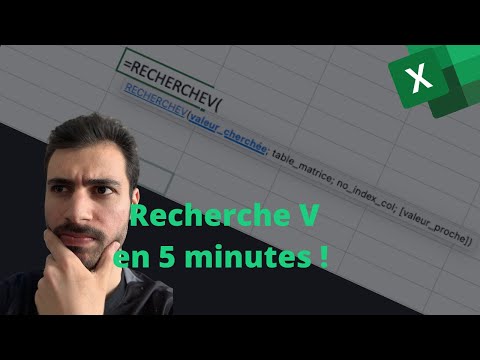 Maîtriser la RECHERCHE V en 5 minutes !