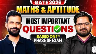 GATE 2026 Engineering Maths & Aptitude | Most Important Questions Based On 1st Phase Of Exam