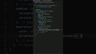 Build you own Custom Button in Flutter 🔥 #shorts #flutter #coding #programming