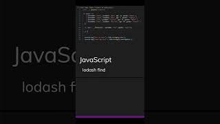 The easiest way to search!! Lodash #javascript #coding