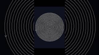 Python Concentric Circles 🐍✨ #coding #learnpython #python #shorts