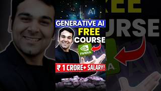 FREE AI Courses (Worth ₹10 Lacs) by NVIDIA 🤯🔥 #shorts