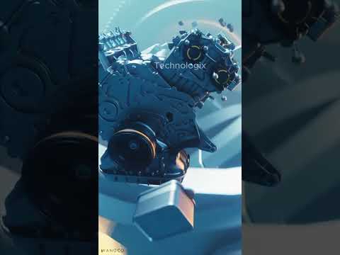 Car Engine Animation You Must See! 🔧
