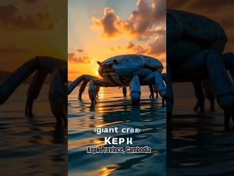 Crab 🦀 in Kep Province, Cambodia #music #newmusic #remix #love #funny #motivation
