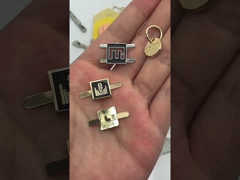 Custom Logo Metal Labels – Personalized Metal Tags for Clothing & Bag Branding