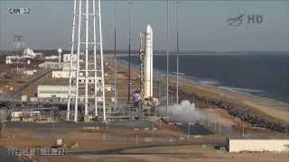 Orbital Sciences Antares Rocket Launches Cygnus Orb-1 Resupply Mission To ISS