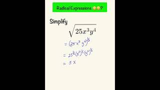 How To Simplify Radical Expression And Exponents | #algebra