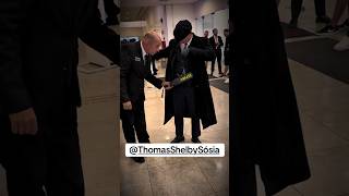Thomas Shelby Scaring Public #reaction  #peakyblinderssquad #peakyblinderscast #outfits