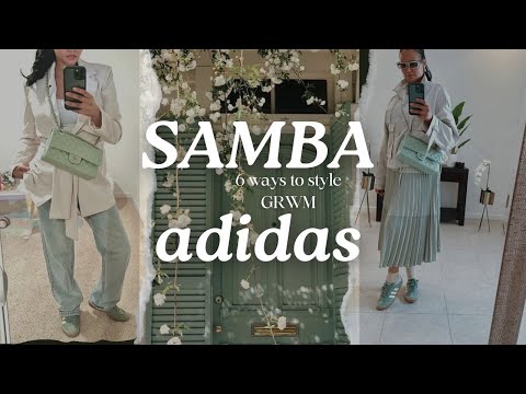 6 Sneaker Chic Outfit Ideas with Adidas Samba | New Unboxing