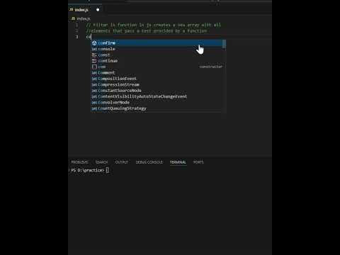 Filter in JavaScript with just a few lines of code! 🚀✨ #javascript #coding #shorts #comedy